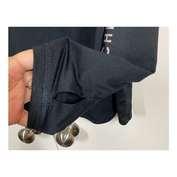 Skechers Black Crew Round Neck Long Sleeve Athletic Tee Size 2XL - Picture 4 of 9